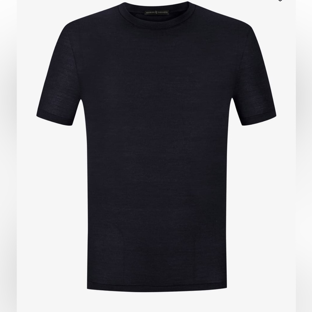 Manrico dark brown cashmere+silk shirt